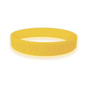 Personalized Yellow Cancer Ribbon - Pack of 10 – Funeral Program