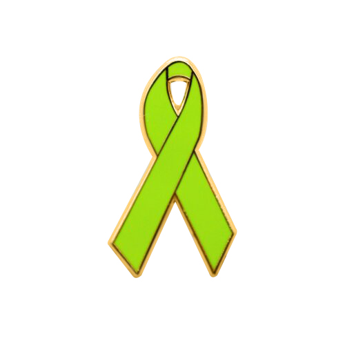 Green ribbon meaning, Lime green ribbon, Awareness ribbons