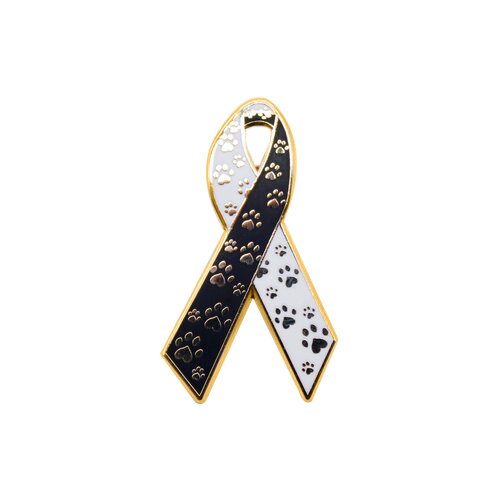 Black and Gold Awareness Ribbons | Lapel Pins