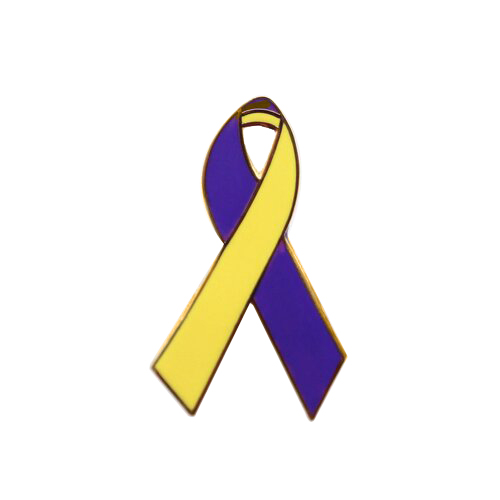 Yellow Awareness Ribbons | Lapel Pins