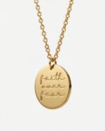 Jewelry - Faith Over Fear Necklace - Gold