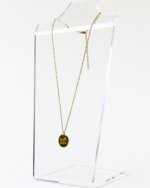 faith over fear necklace gold long