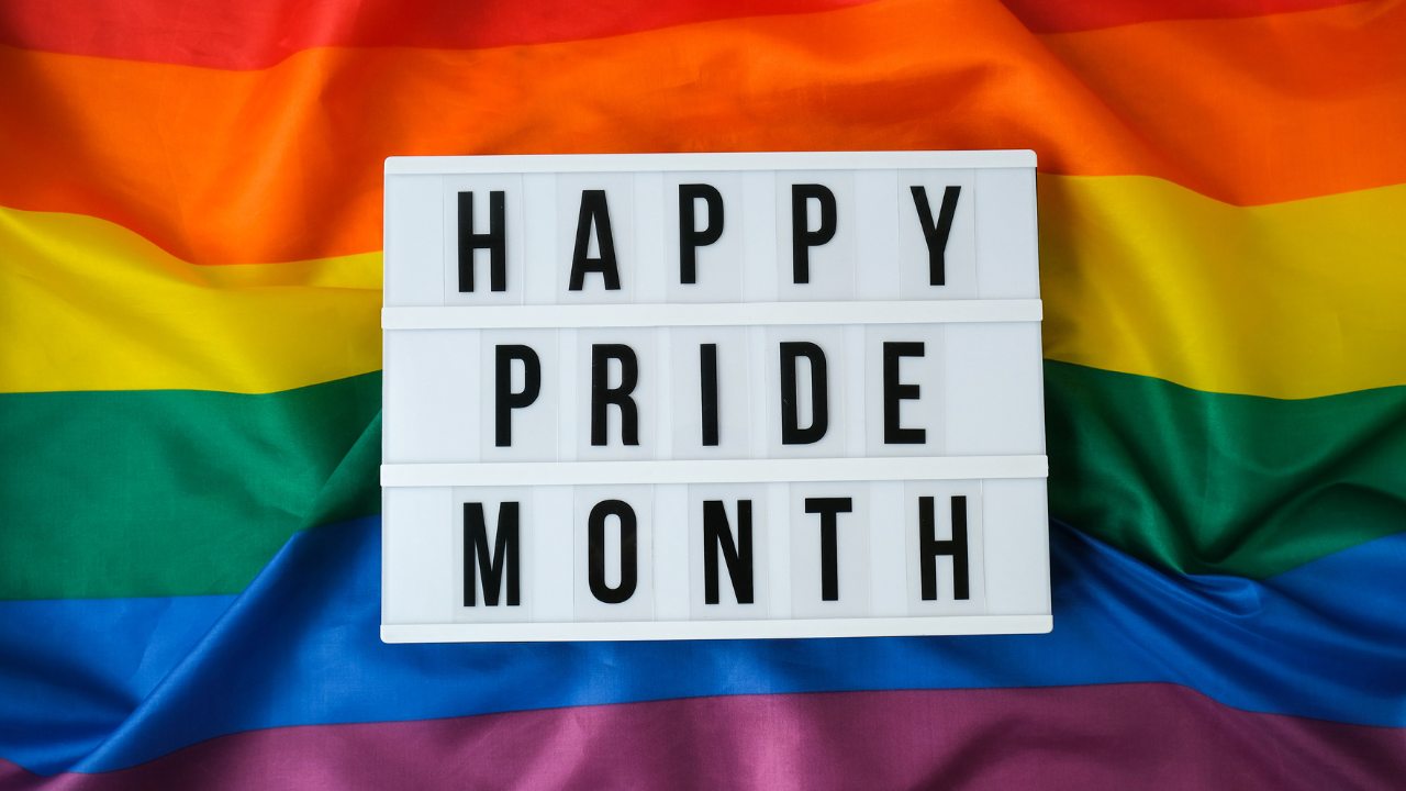 Personalized Cause awareness calendar pride month logo