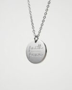 Jewelry - Faith Over Fear Necklace - Silver - Image 2