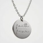 Jewelry - Faith Over Fear Necklace - Silver