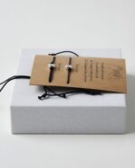 Jewelry - String Thread Bracelet with Charm - Black - Unisex8