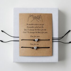 Jewelry - String Thread Bracelet with Charm - Black - Unisex8