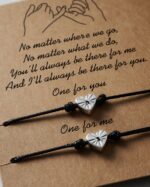 Jewelry - String Thread Bracelet with Charm - Black - Unisex8