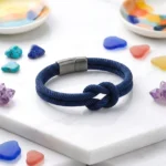 Jewelry - Rope Knotted Bracelet - Blue - Unisex