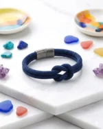 Jewelry - Rope Knotted Bracelet - Blue - Unisex