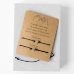 Jewelry - String Thread Bracelet with Charm - Black - Unisex