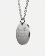 Jewelry - Faith Over Fear Necklace - Silver - Image 3