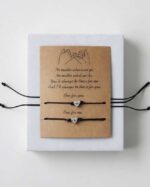 Jewelry - String Thread Bracelet with Charm - Black - Unisex - Image 4